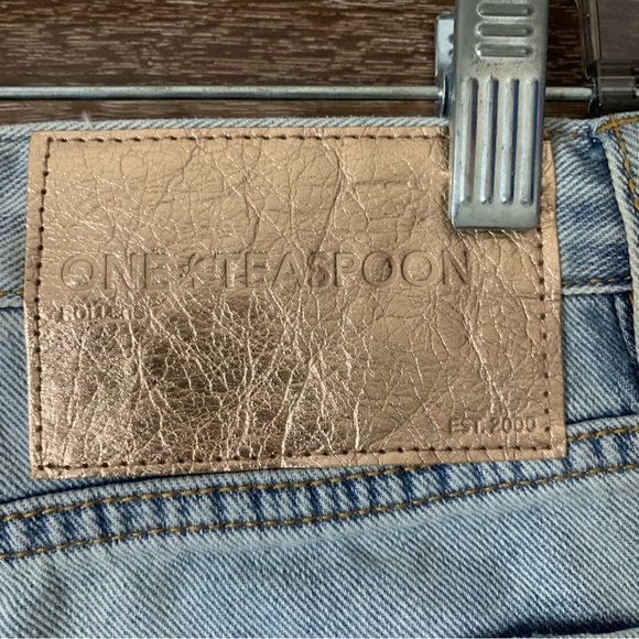 One teaspoon Womens blue Montana rollers cut off jean shorts 26 NWT - Picture 7 of 11